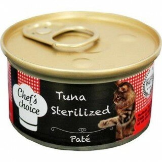 Chef's Pate Ton Balıklı Tahılsız Sterilised 85 gr Kedi Maması