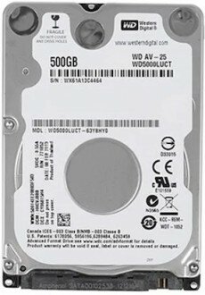 WD AV-25 HDD (500 GB) (WD5000LUCT)