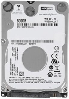 WD AV-25 HDD (500 GB) (WD5000BUCT)