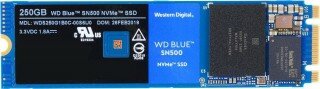 WD Blue SN500 NVMe SSD (250 GB) (WDS250G1B0C)