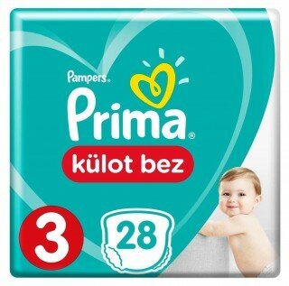 Prima Külot Bez 3 Beden Bebek Bezi