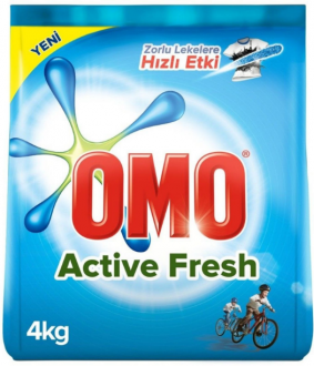 Omo Active Fresh Toz Çamaşır Deterjanı 4 kg