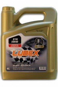 Lubex SYN 5W-40 (4 litre)