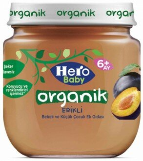 Hero Baby Organik Erikli 120 gr Kavanoz Mama