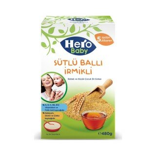 Hero Baby Sütlü Ballı İrmikli 480 gr Kaşık Mama (480 gr)