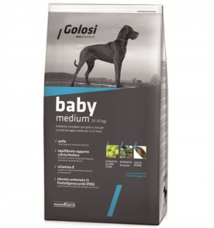 Golosi Baby Medium Puppy Tavuklu 12 kg Köpek Maması