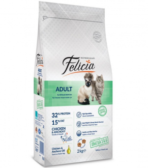 Felicia Tavuklu Hamsili Adult 2 kg Kedi Maması