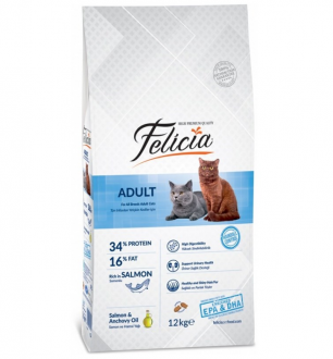 Felicia Somonlu Adult 12 kg Kedi Maması