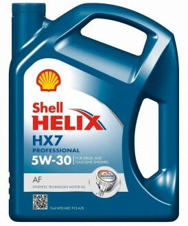 Shell Helix HX7 Pro AF 5W-30 (5 litre)