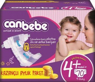 Canbebe 4+ Beden Bebek Bezi