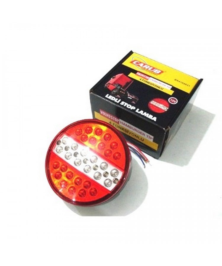 Ledli Stop Lamba Hamburger 12v (Fren,Sinyal,Park,Geri Vites) 4108631