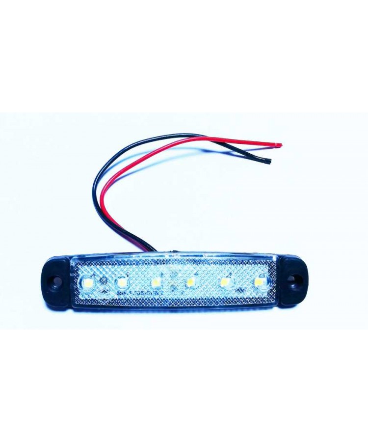  Parmak Led 6 Ledli 12v Beyaz (Adet) Kod:4304131