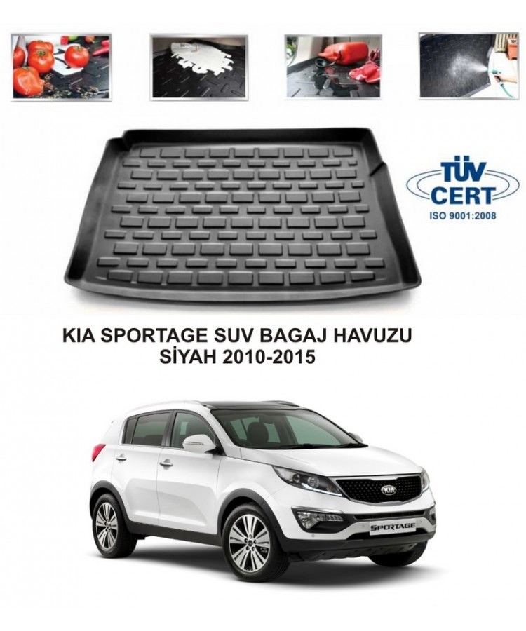 KIA SPORTAGE SUV BAGAJ HAVUZU SİYAH 2010-2015