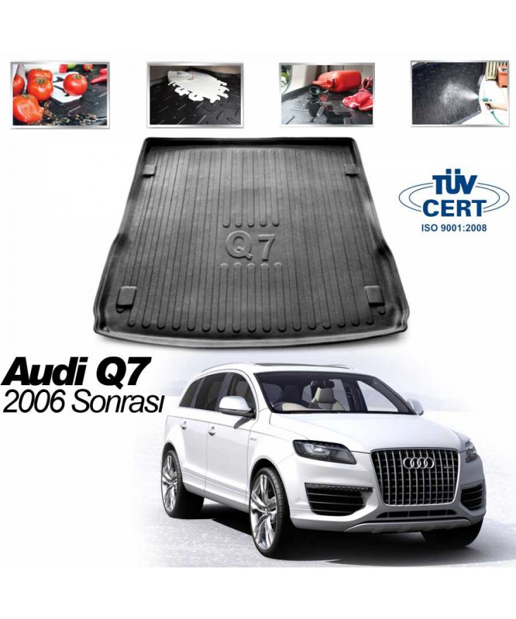 AUDI Q7 SUV BAGAJ HAVUZU SİYAH 2006 ve SONRASI