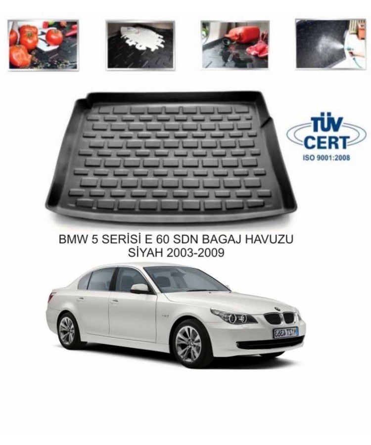 BMW 5 SERİSİ E 60 SDN BAGAJ HAVUZU SİYAH 2003-2009