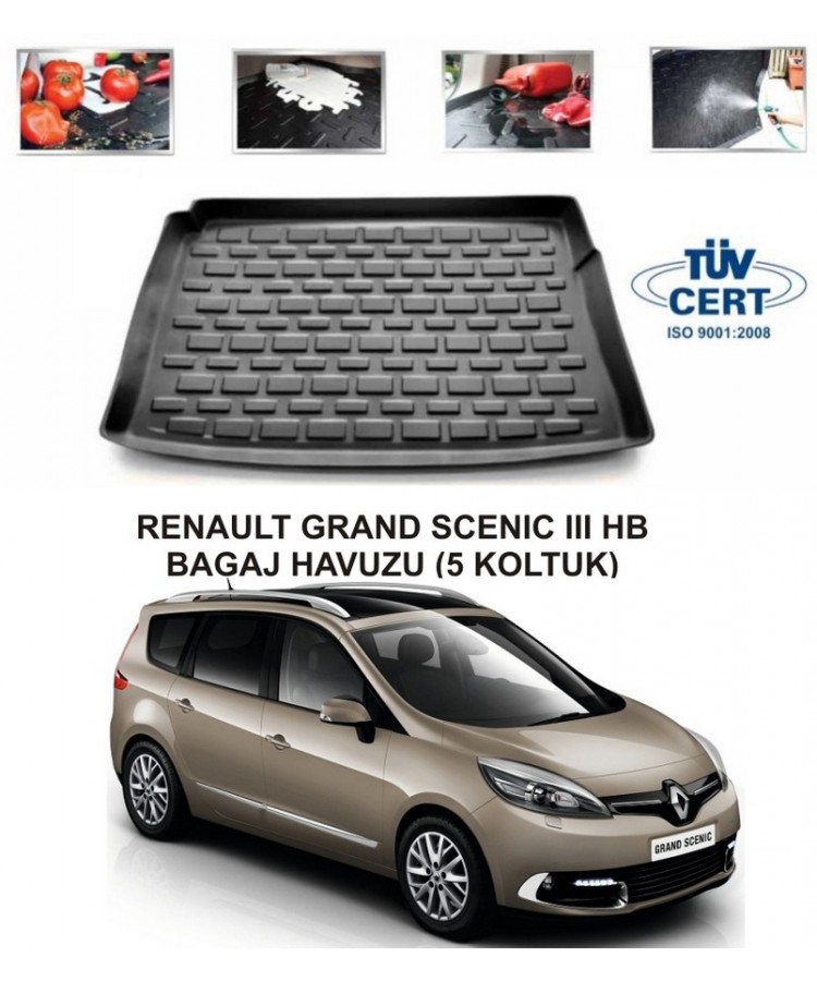 RENAULT GRAND SCENIC 3 HB BAGAJ HAVUZU (5 KOLTUK)