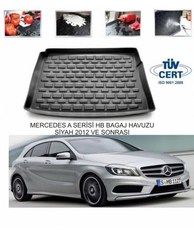 MERCEDES A SERİSİ HB BAGAJ HAVUZU SİYAH 2012 VE SONRASI