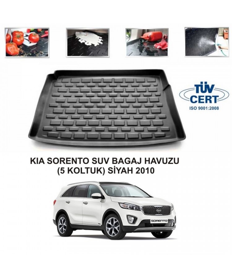 KIA SORENTO SUV BAGAJ HAVUZU (5 KOLTUK) SİYAH 2010