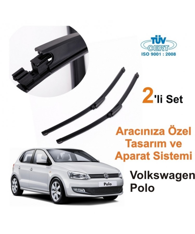 Volkswagen Polo 4 Araca Özel Silecek Takımları 450mm-530mm (Sağ-Sol) 1353460