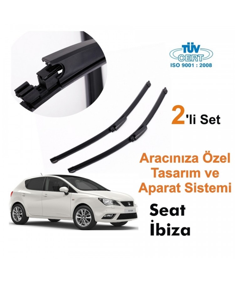 Seat İbiza Araca Özel Silecek Takımları 400mm-600mm (Sağ-Sol) 1353461