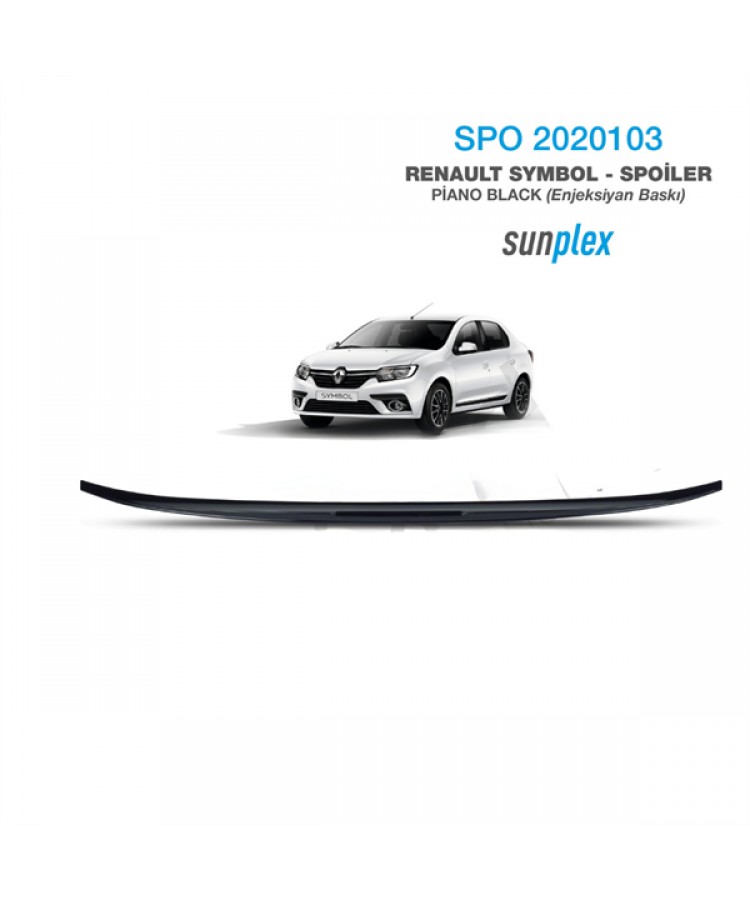 BAGAJ ÇITASI SPOİLER RENAULT SYMBOL PİANO BLACK KOD:2020103