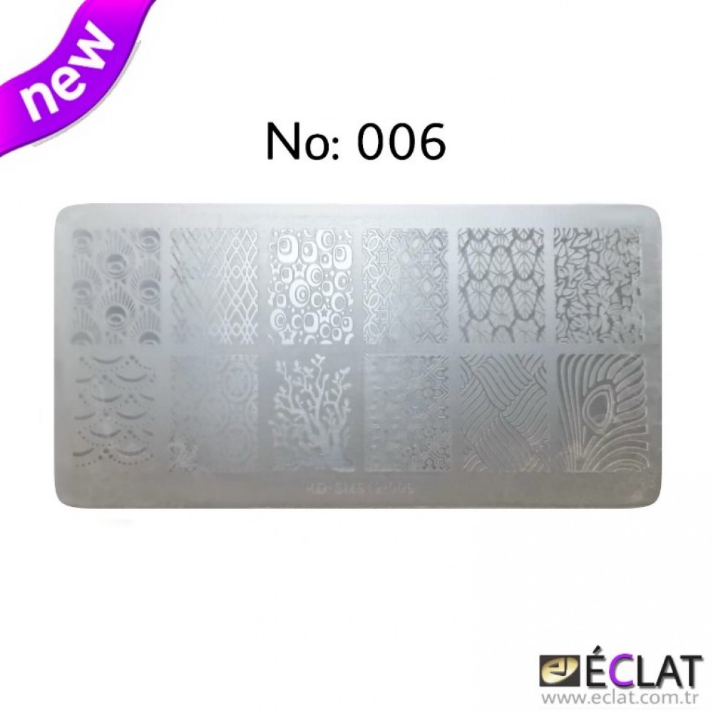 Stamping Desen Diski No: 006