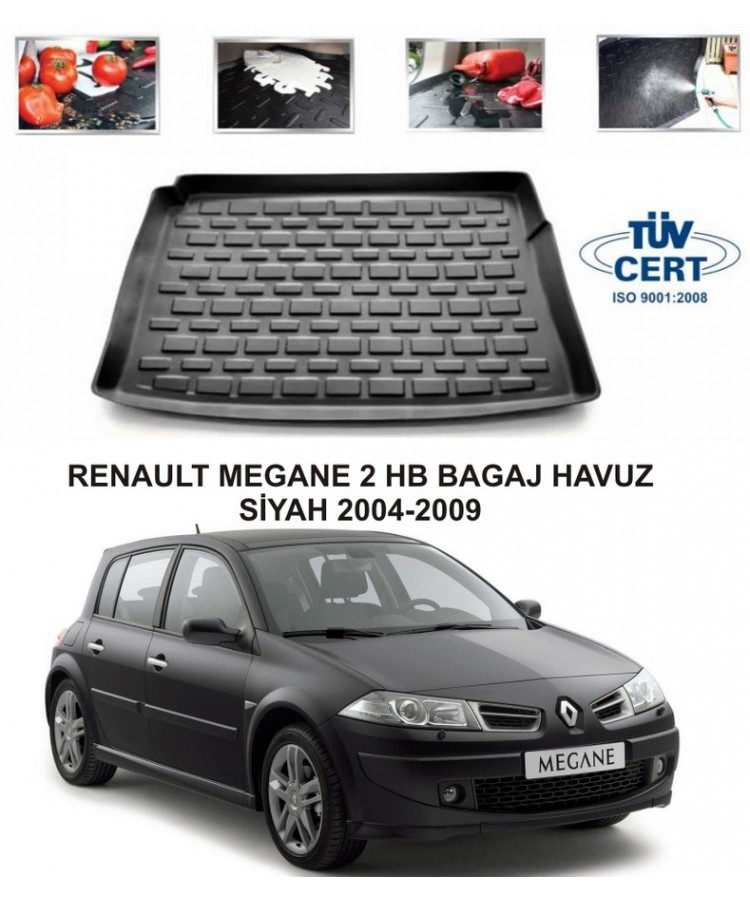 RENAULT MEGANE 2 HB BAGAJ HAVUZ SİYAH 2004-2009