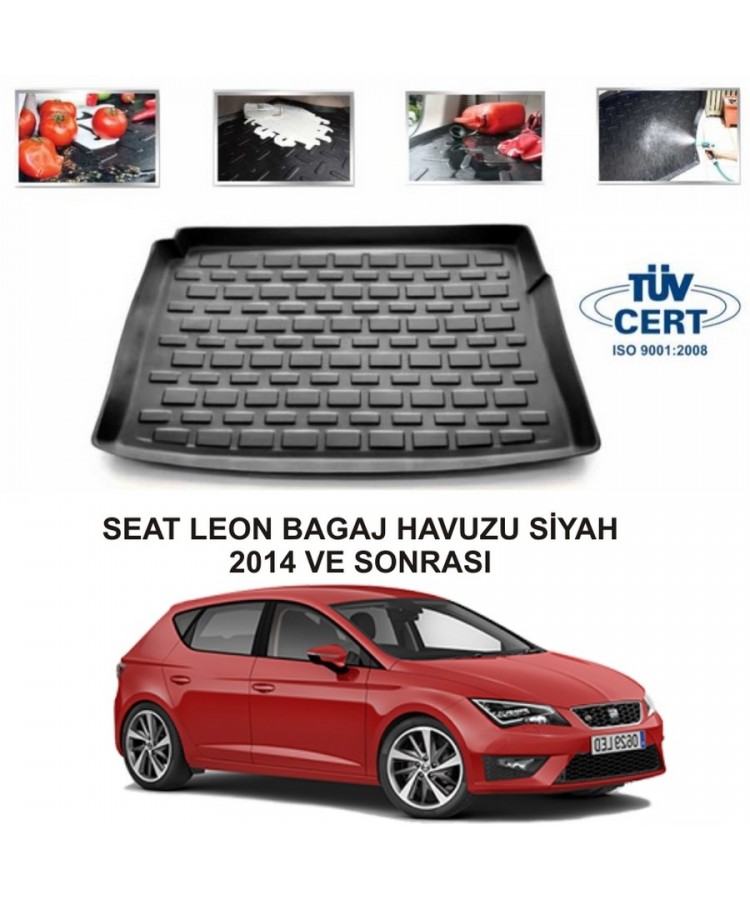 SEAT LEON BAGAJ HAVUZU SİYAH 2013 VE SONRASI