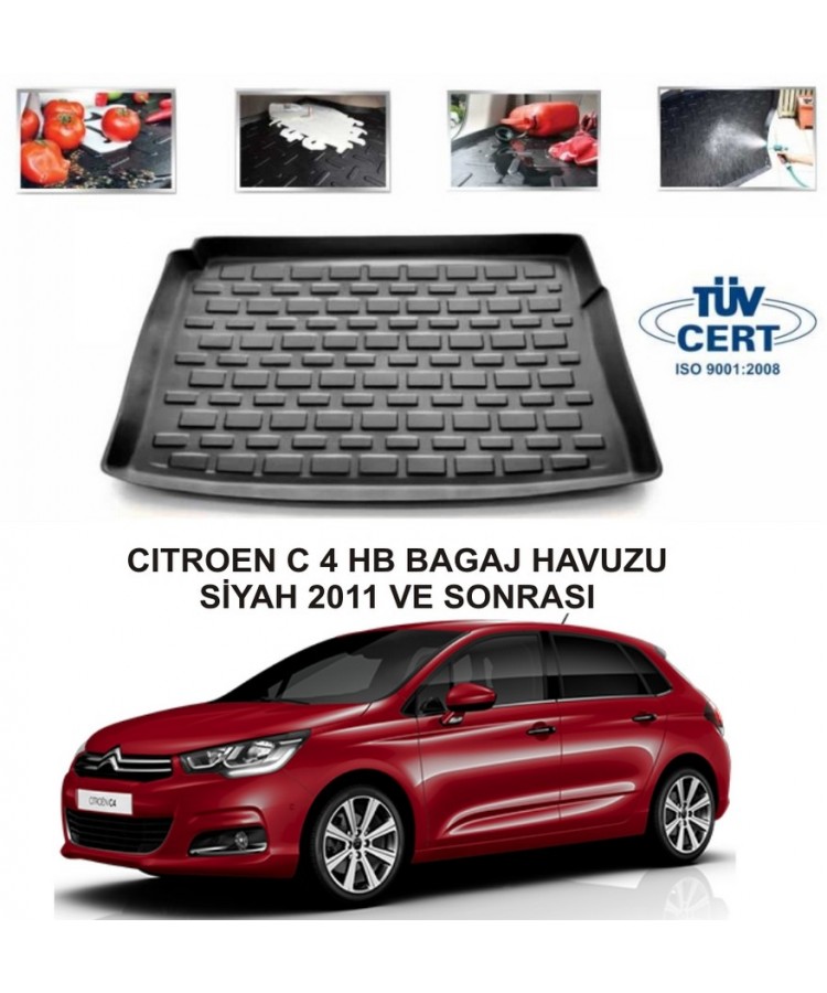 CITROEN C4 HB BAGAJ HAVUZU SİYAH 2011 VE SONRASI