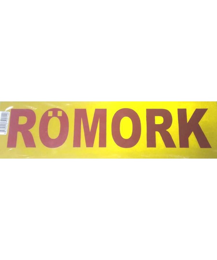 Römork Yazısı Fosforlu Adet 38cmx10cm 800801004