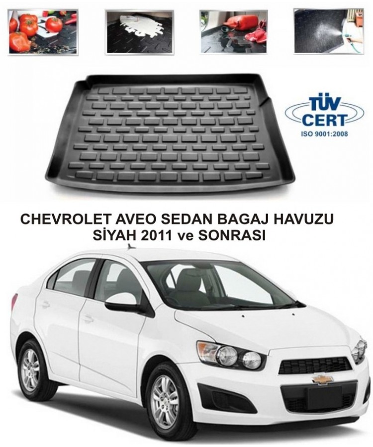 CHEVROLET AVEO SEDAN BAGAJ HAVUZU SİYAH 2011 ve SONRASI