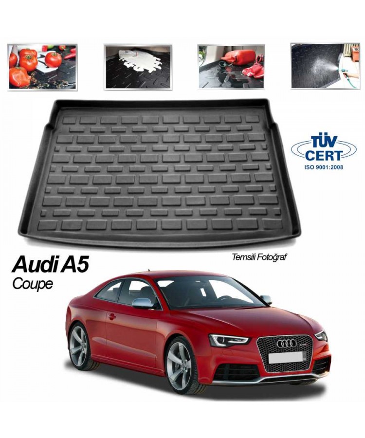 AUDI A5 COUPE BAGAJ HAVUZU SİYAH 2008 ve SONRASI