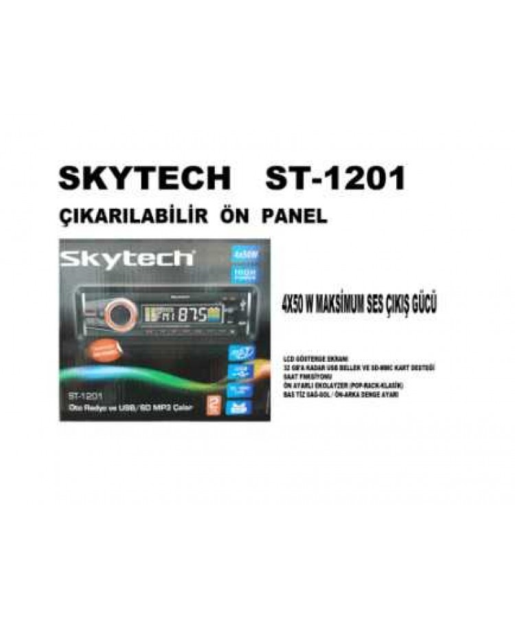 Skytech  Oto Teyp Çıkan Panel Kod:ST-1201