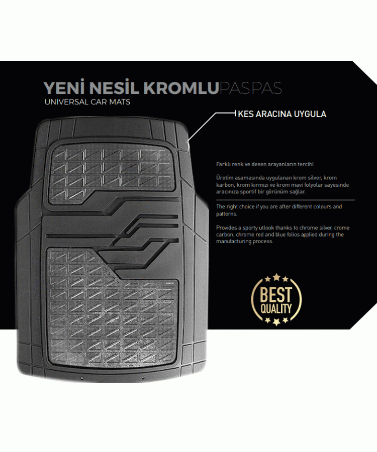 PASPAS YENİ NESİL KROMLU - KARBON 211