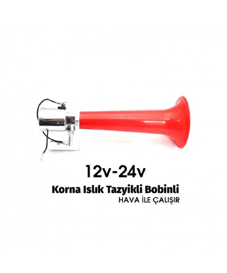 Islık Korna 12v - 24V (Tazyikli-Bobinli) Kod: 2752010