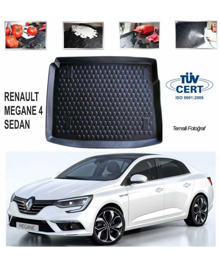 RENAULT MEGANE 4 SEDAN BAGAJ HAVUZU SİYAH