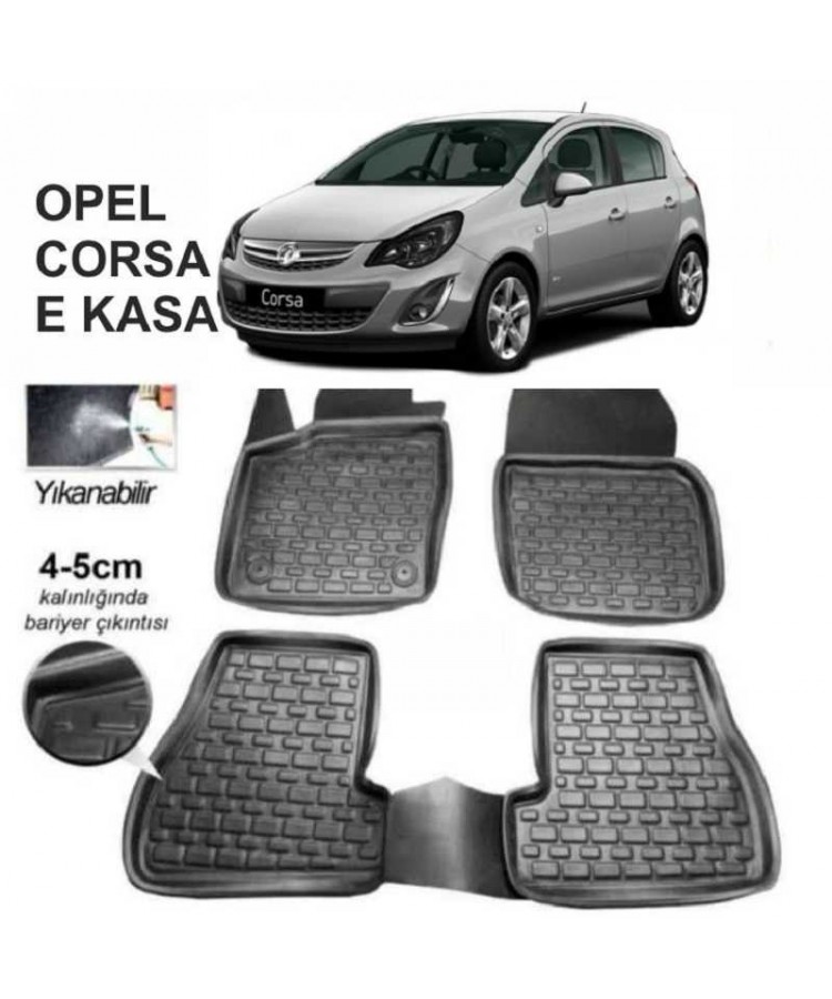 3D KAUÇUK PASPAS OPEL CORSA E KASA  PS121