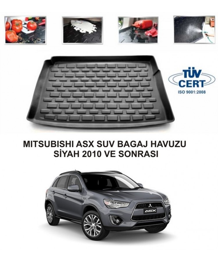 MITSUBISHI ASX SUV BAGAJ HAVUZU SİYAH 2010 VE SONRASI