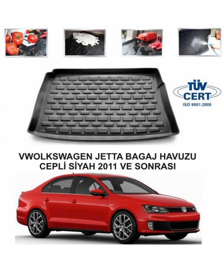 VOLKSWAGEN JETTA BAGAJ HAVUZU CEPLİ SİYAH 2011  VE SONRASI