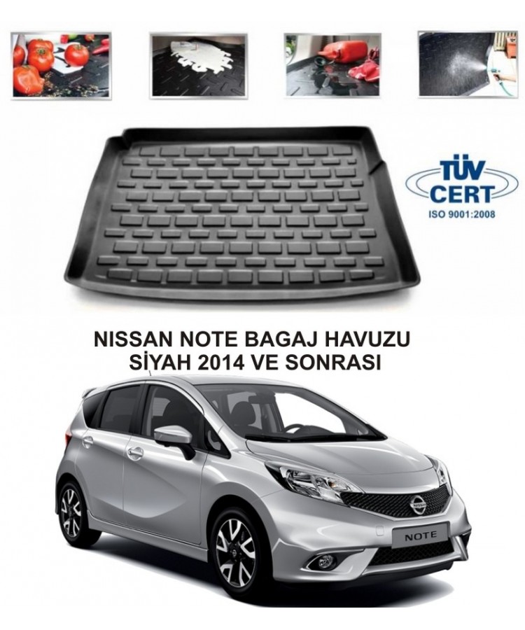 NISSAN NOTE BAGAJ HAVUZU SİYAH 2014 VE SONRASI