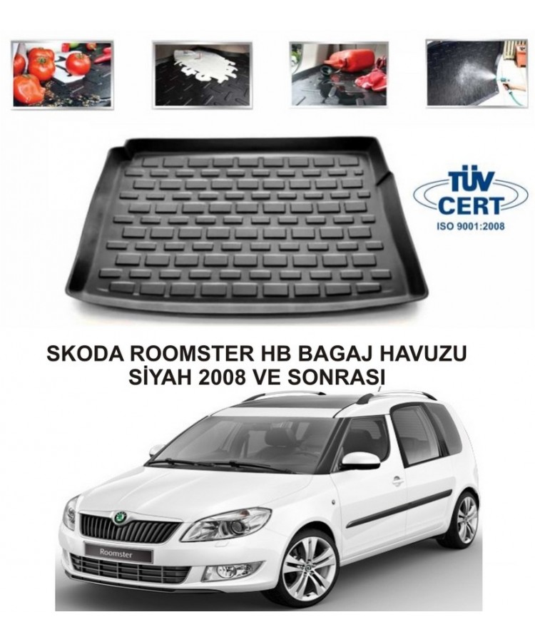 SKODA ROOMSTER HB BAGAJ HAVUZU SİYAH 2008 VE SONRASI