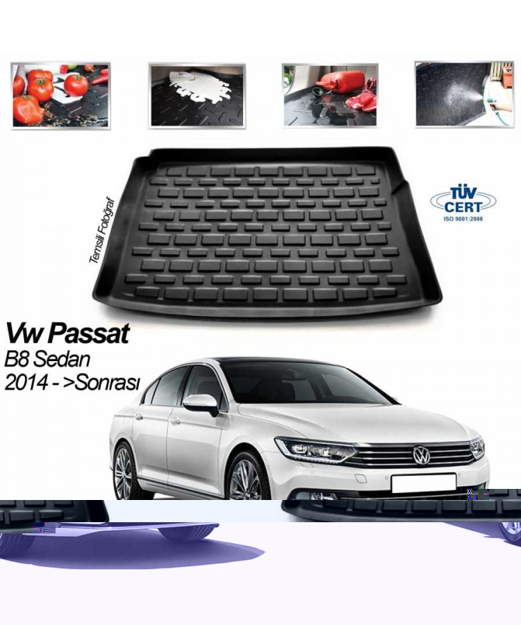 VOLKSWAGEN PASSAT B8 2015 VE SONRASI BAGAJ HAVUZU SİYAH LDR5671