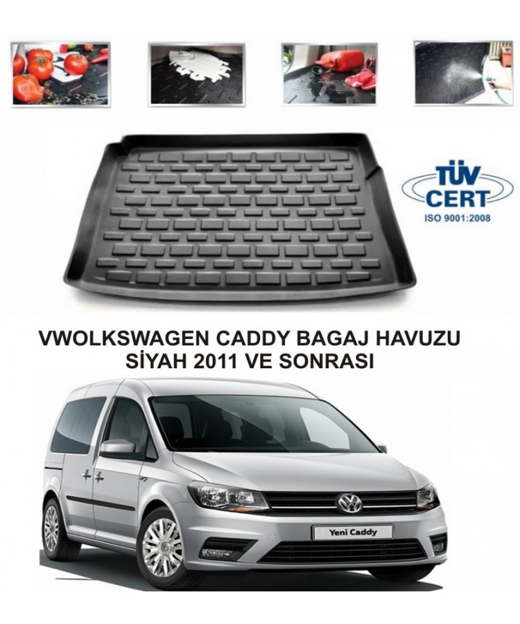 VWOLKSWAGEN CADDY BAGAJ HAVUZU SİYAH 2011 VE SONRASI