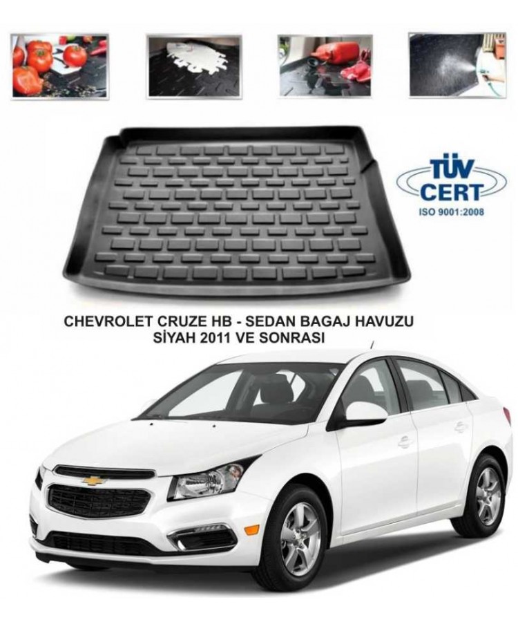 CHEVROLET CRUZE HB - SEDAN BAGAJ HAVUZU SİYAH 2011 VE SONRASI