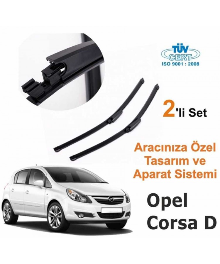 Opel Corsa D Araca Özel Silecek Takımı 400mm-650mm (Sağ-Sol) 1353452