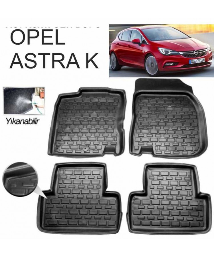 3D PASPAS OPEL ASTRA K KASA UYUMLU SİYAH 101419-1