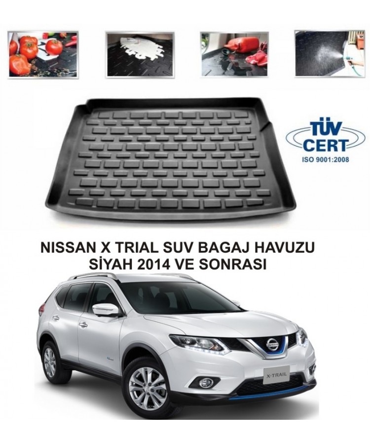 NISSAN X TRIAL SUV BAGAJ HAVUZU SİYAH 2014 VE SONRASI